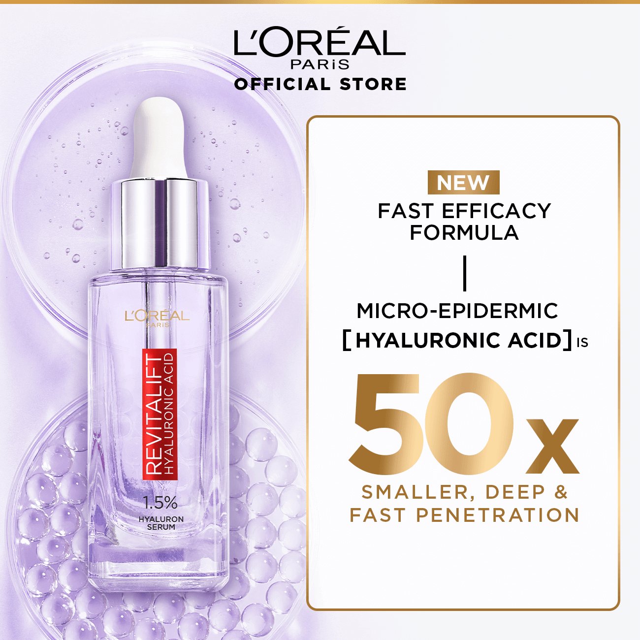 Revitalift Hyaluronic Acid Serum (Plump, Youthful, Radiance, Hydration ...