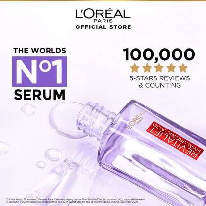 Revitalift Hyaluronic Acid Serum (Plump, Youthful, Radiance, Hydration ...