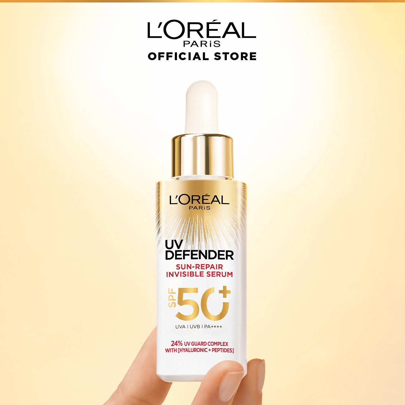 UV Defender Sun-Repair Invisible Serum SPF50+ PA++++ 30ml - L'Oreal Paris