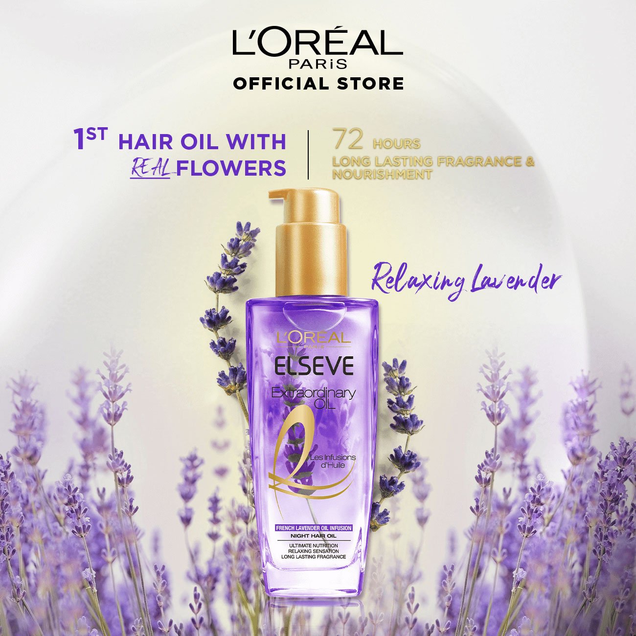 Elseve Extraordinary Floral Oil Lavender 100ml