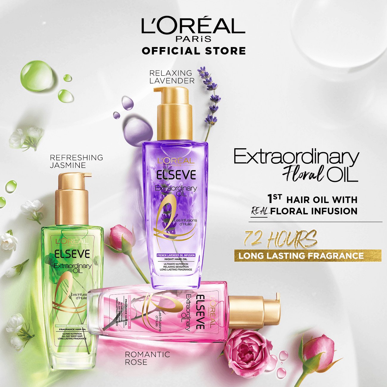 Elseve Extraordinary Floral Oil Lavender 100ml
