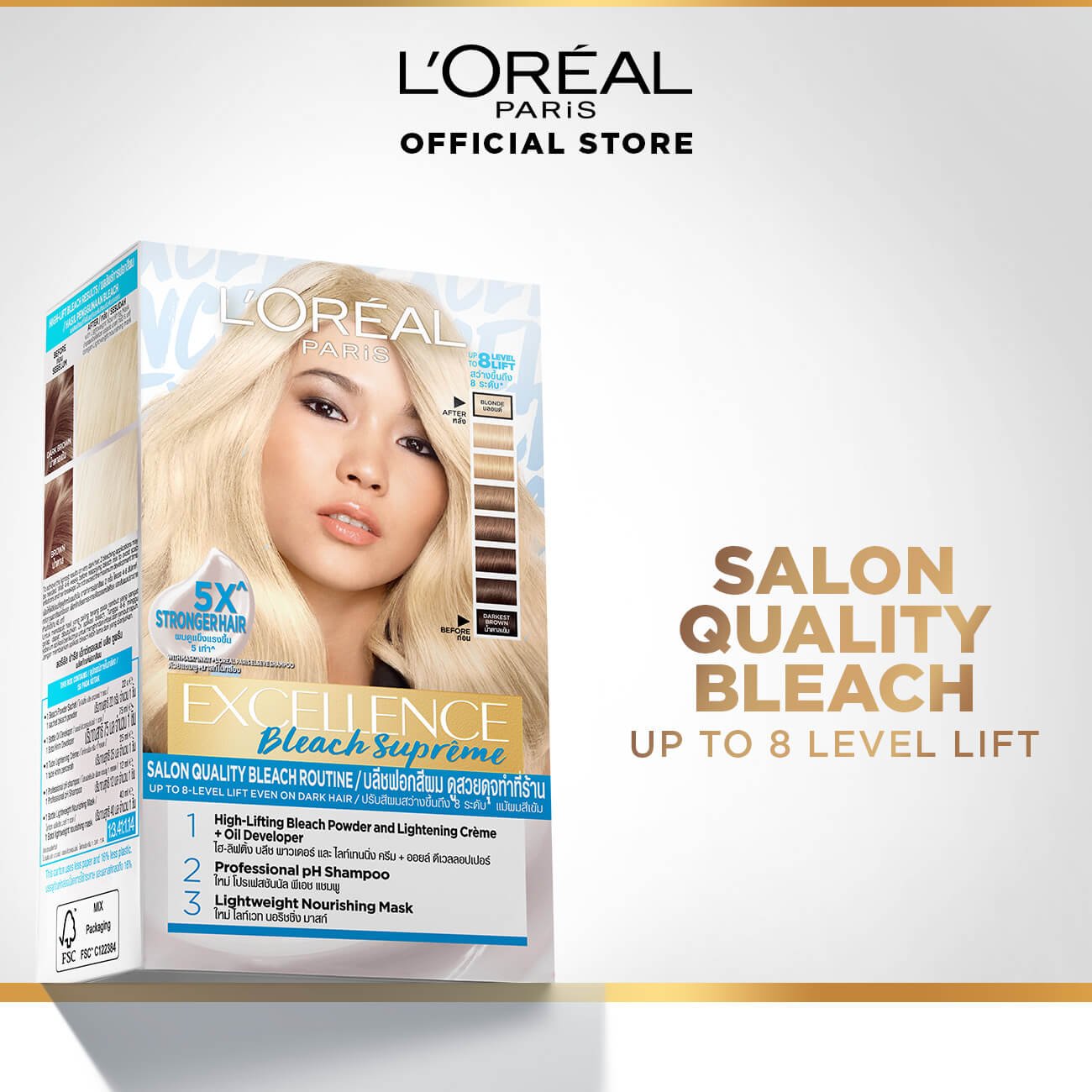 Loreal hair bleach discount